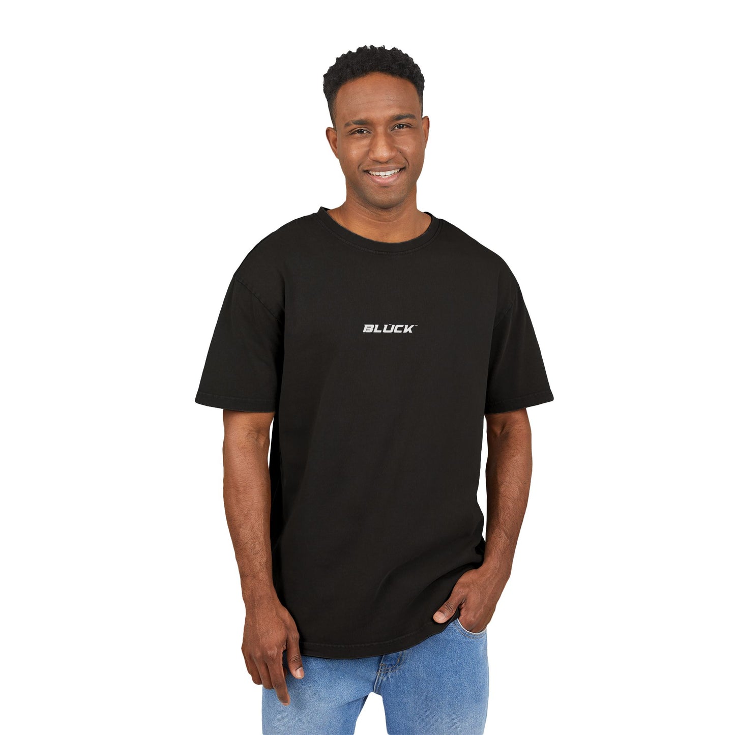 Washed Oversized Tee - Choose Life, Choose Blück