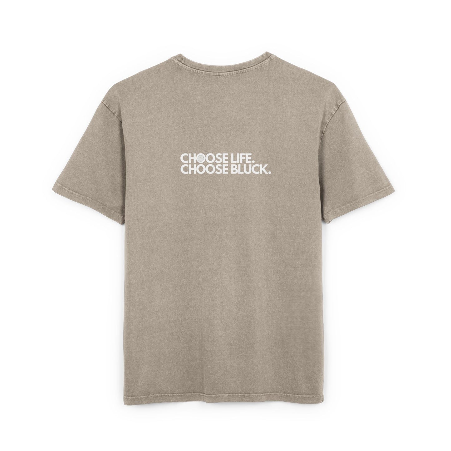 Washed Oversized Tee - Choose Life, Choose Blück