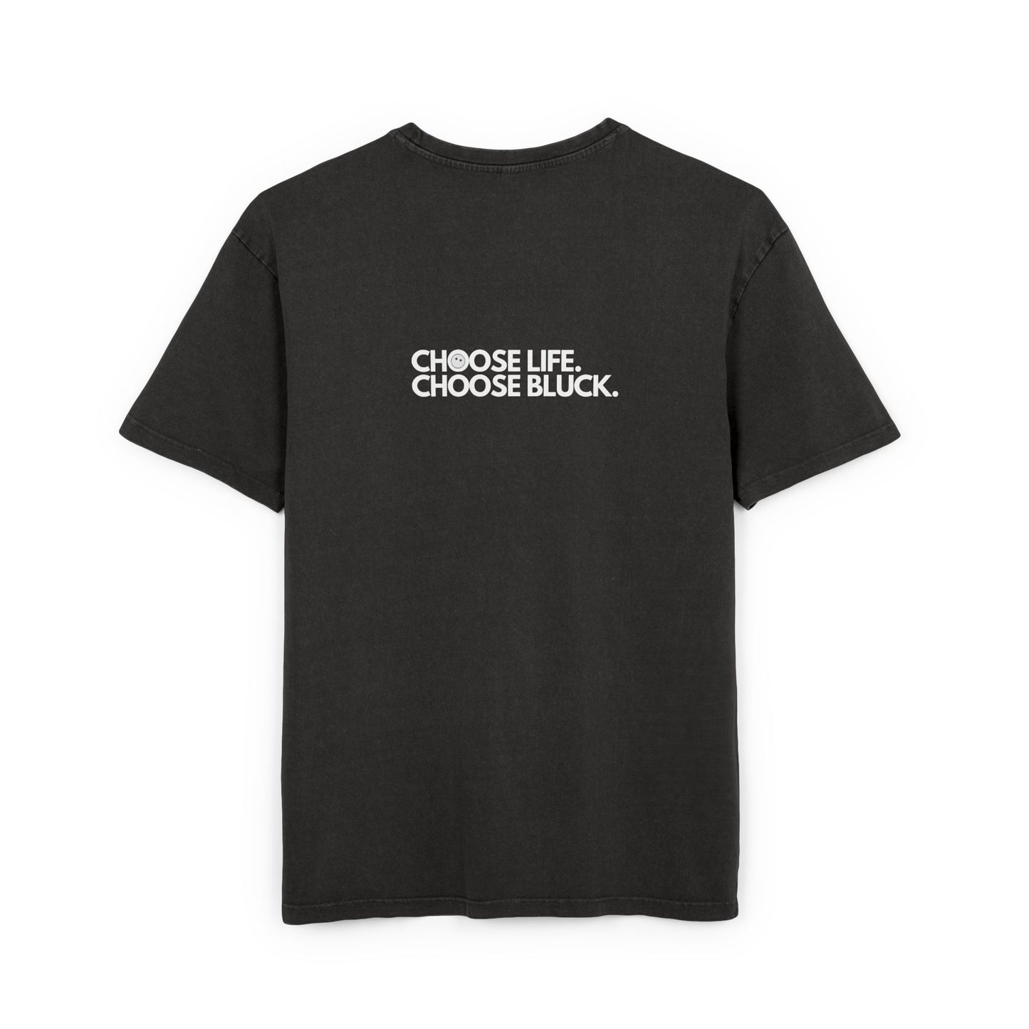 Washed Oversized Tee - Choose Life, Choose Blück