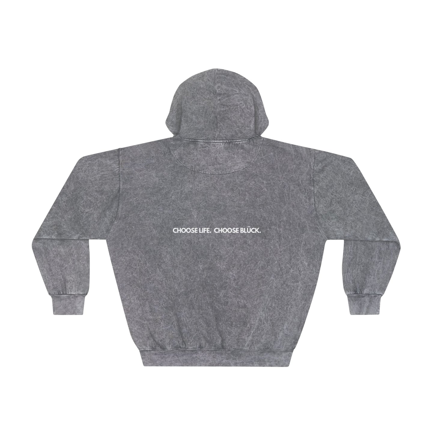 Sweat à capuche Blück Mineral Wash | Choisissez la vie. Choisissez Bluck.