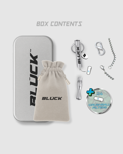 Bluck™ Pocket – 3-in-1 Inhaler + 24 Aroma Filters