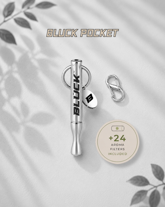 Bluck™ Pocket – Inhalateur aromatique discret + 24 filtres