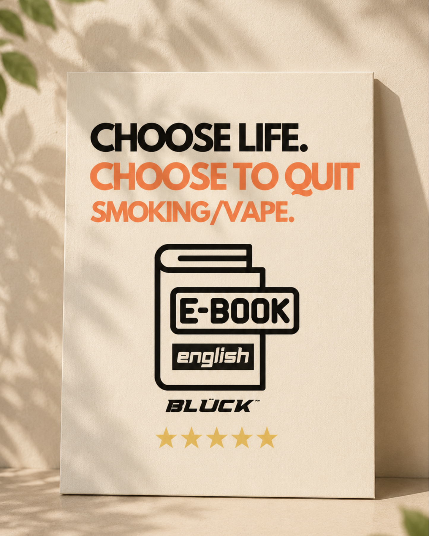 L'e-book « Choisir la vie » – Un guide moderne pour arrêter de fumer sans stress