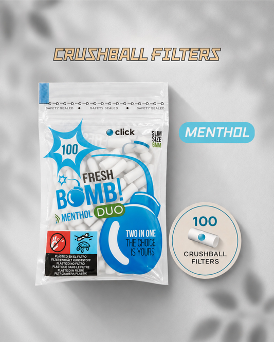Fresh Bomb Mint Crushball Filters – 100 Pack