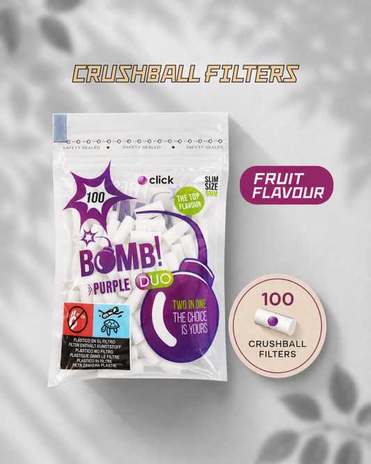 Fresh Bomb Purple Crushball Filters – 100 Pack