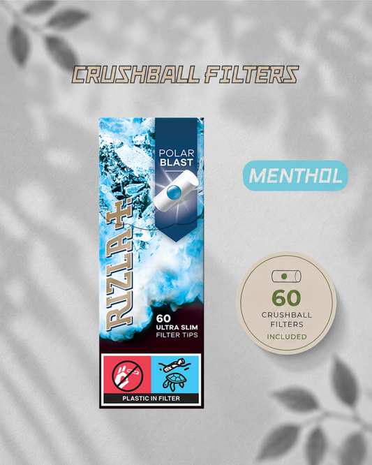 BOX OF FILTERS CRUSHBALL (MENTHOL)