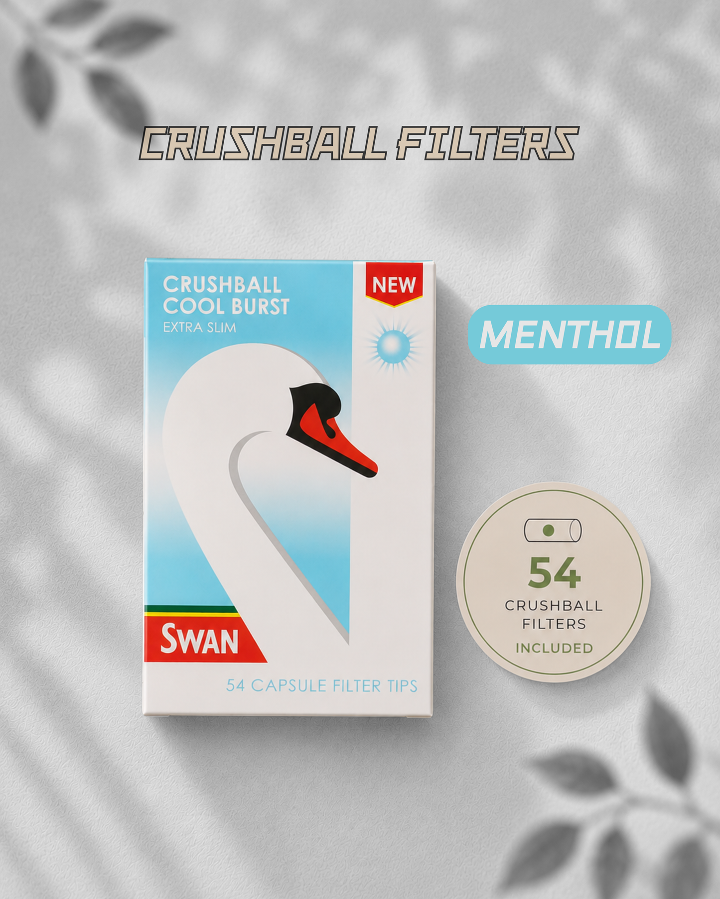 BOÎTE DE FILTRES CRUSHBALL (MENTHOL)