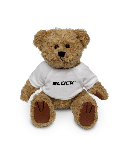 Blück Teddy Bear – minimalist support plush designed to represent calm, emotional connection, and a smoke-free lifestyle. Soft, symbolic, and perfect for gifting or daily inspiration.