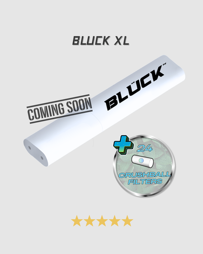 *PRÓXIMAMENTE: Bluck™ XL – Inhalador + 78 filtros de aroma (doble filtro, doble intensidad)