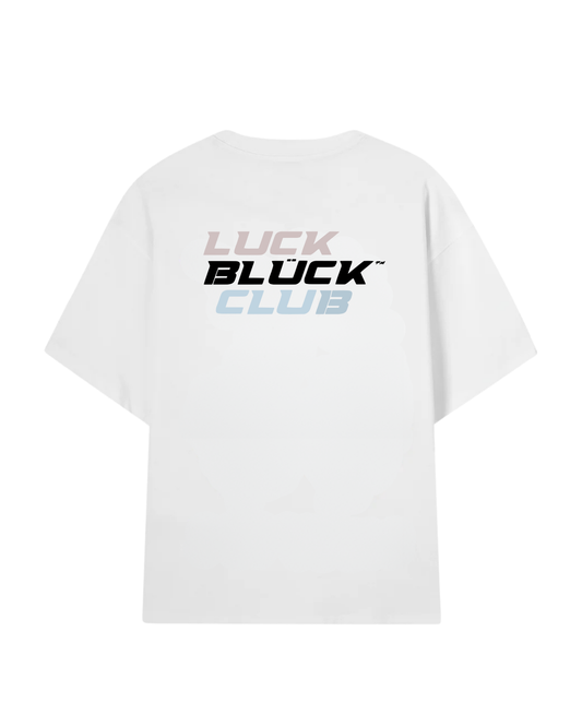 Minimalist Blück t-shirt featuring the classic logo on the front and bold “Luck Bluck Club” print on the back. Clean, breathable, and designed to support a smoke-free lifestyle. 100% nicotine-free in spirit – perfect for everyday wear. Comfortable, breathable, and designed to inspire.